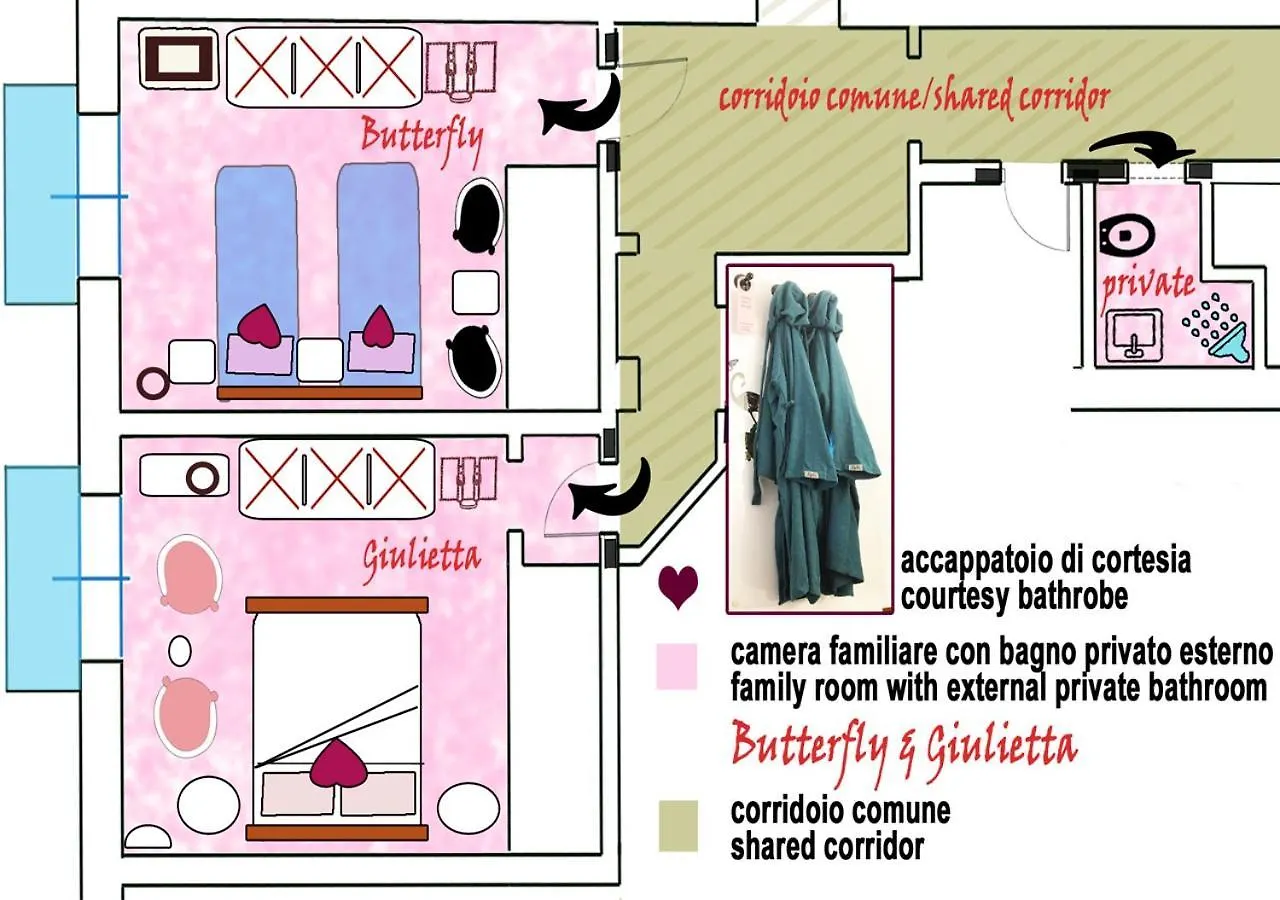 Bed & Breakfast Casa Vittoria Bridge Bed and Breakfast Verona